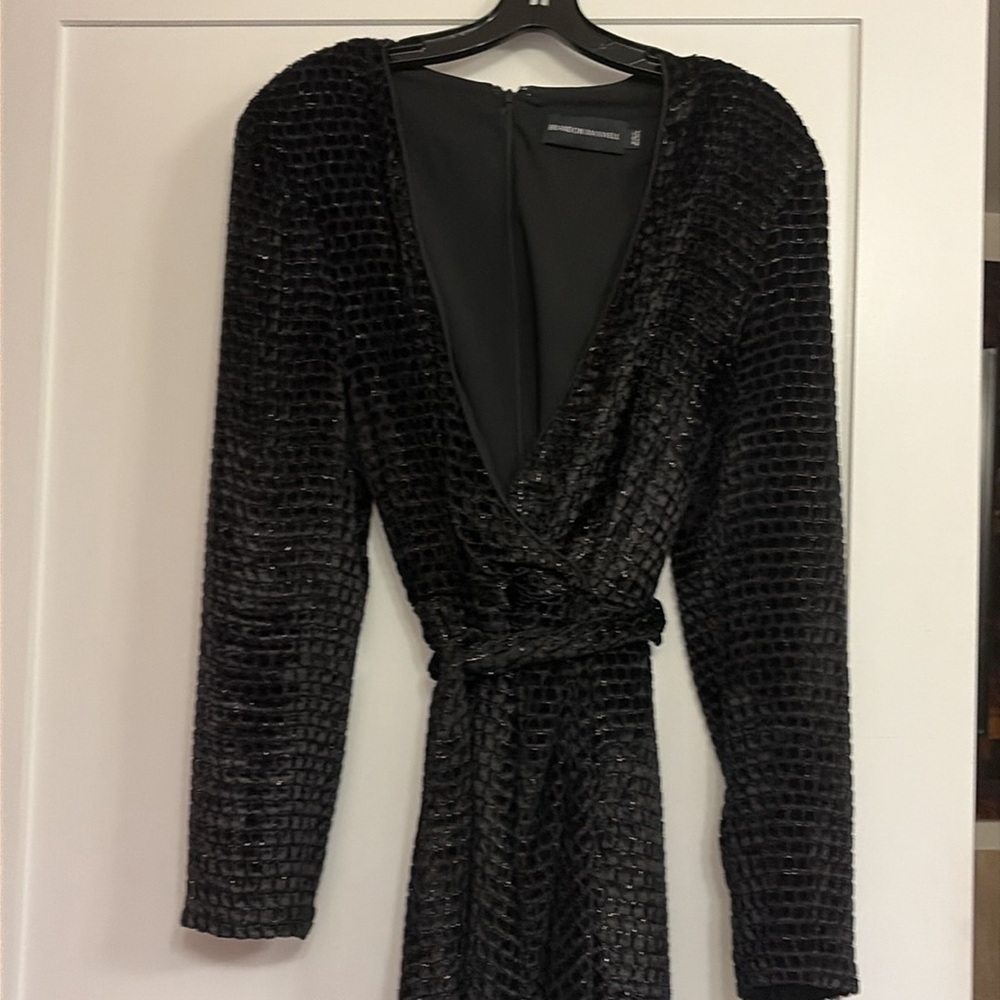 STUNNING HIGH END DESIGNER BRANDON MAXWELL Black tie gown in pristine condition - Picture 2 of 11